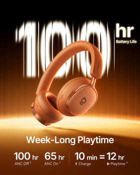 Baseus Inspire XH1 up to 100 hours playtime supports week-long use.