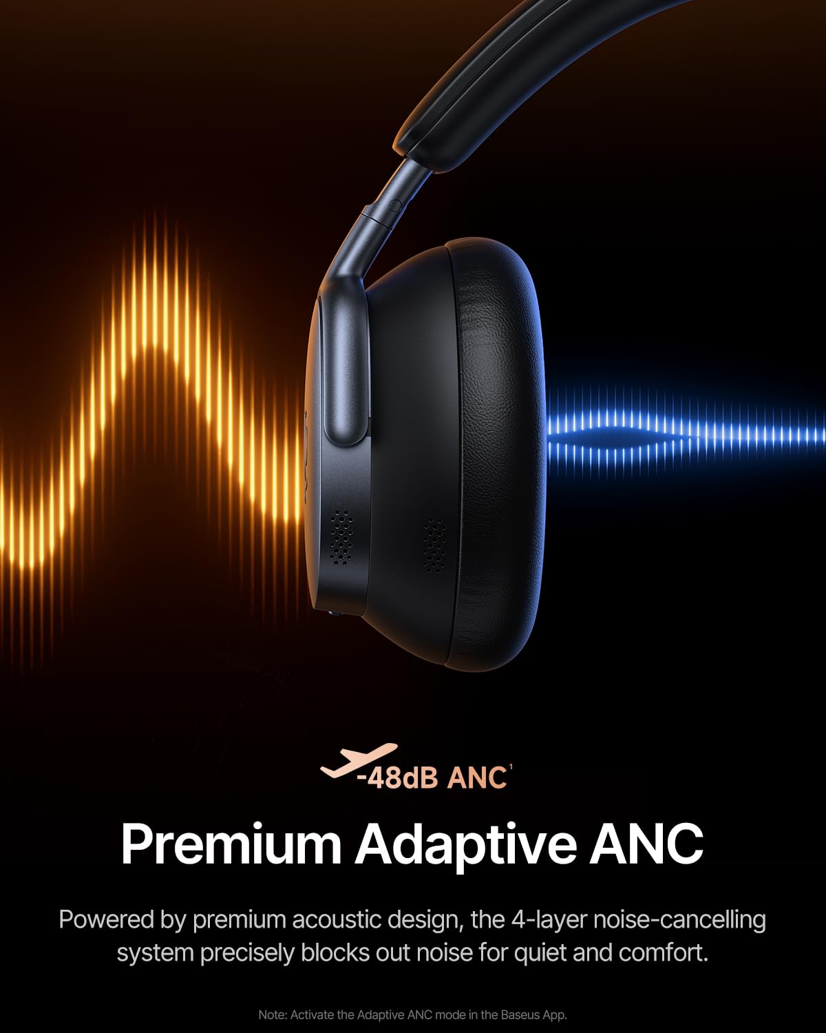 Baseus Inspire XH1 Hi-Res audio certification ensures crystal-clear listening.