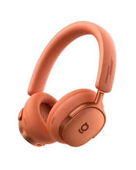 Baseus Inspire XH1 Sunset Coral headphones showcase bold color for travel vibes.