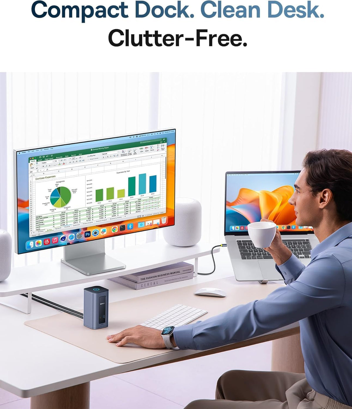 Baseus Nomos Air Mac 12-in-1 Dock shows 10Gbps data transfer