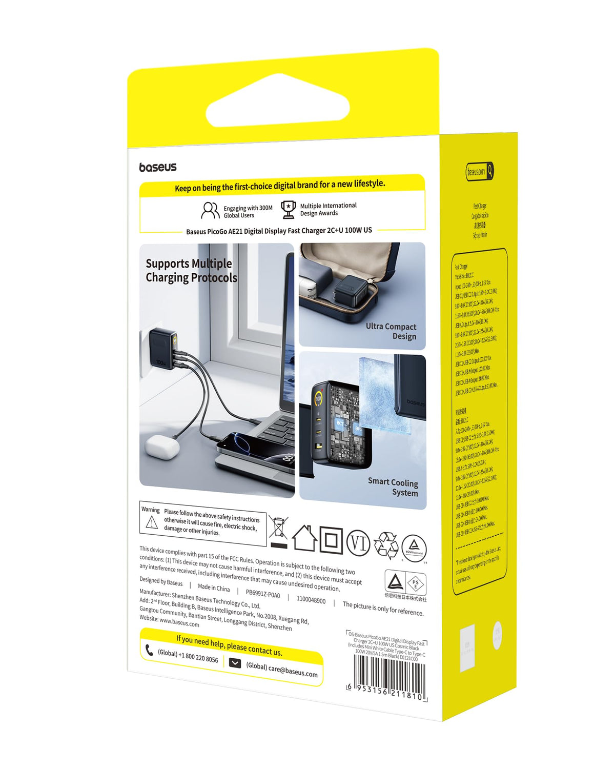Baseus Picogo tucked inside a travel bag illustrating portability and travel‑ready design