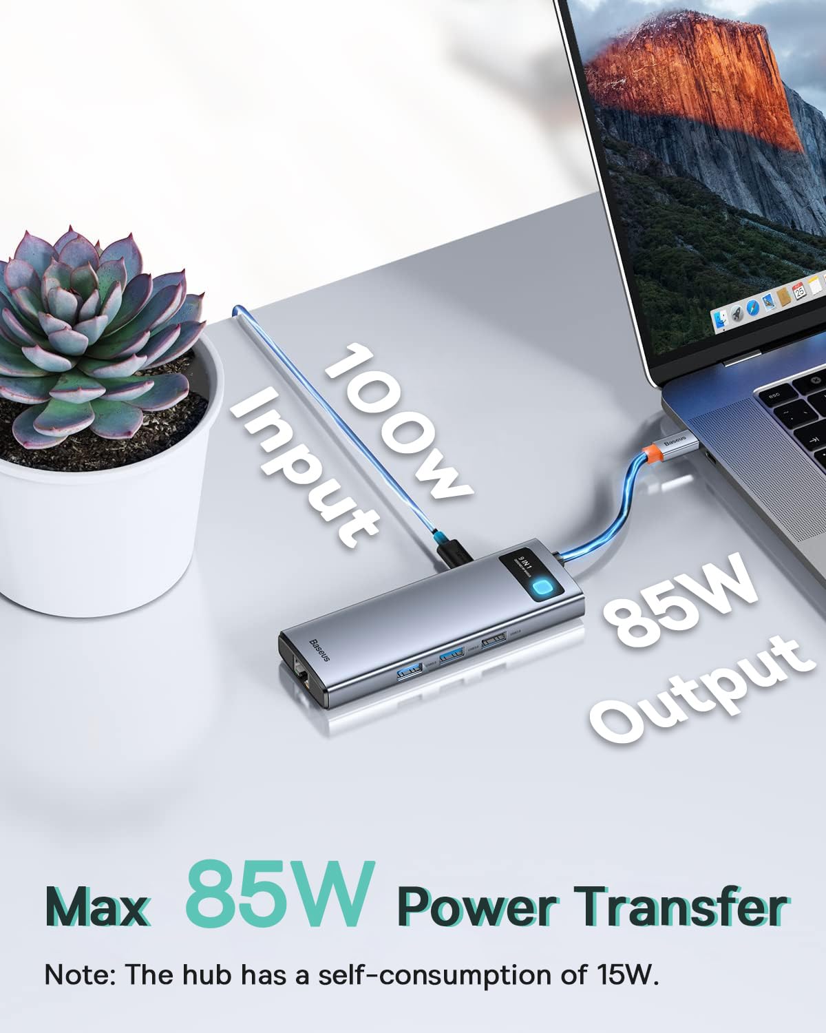 Baseus USB-A ports support peripherals without lag