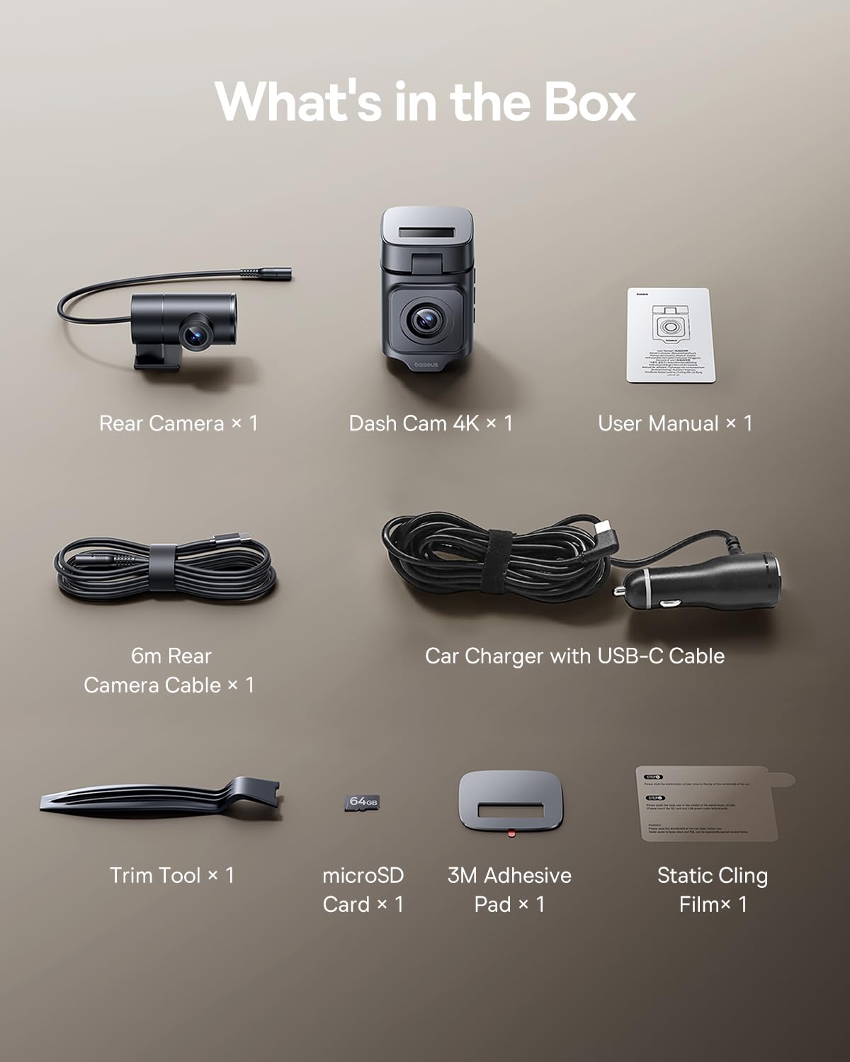 Baseus VD1 Pro GPS data overlay helps locate and time footage.