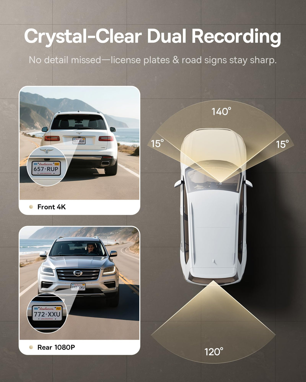 Baseus VD1 Pro parking mode activated for event recording during parking.
