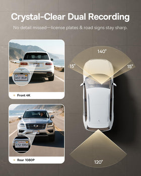 Baseus VD1 Pro parking mode activated for event recording during parking.