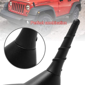 BASIKER 3.2-inch roof antenna on Dodge Durango resists bending during car washes.