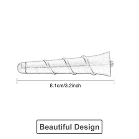 BASIKER 3.2-inch roof antenna on Fiat 500 improves AM/FM stability.