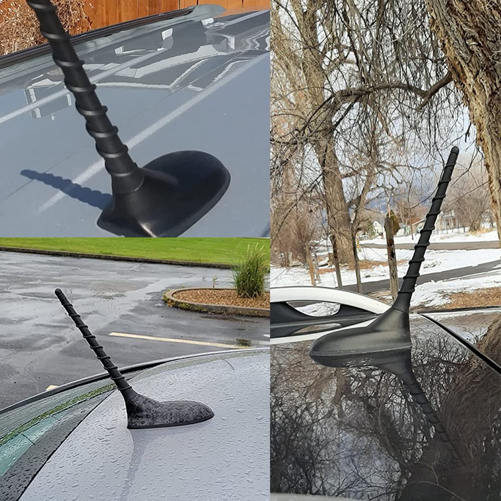 BASIKER 7-inch antenna on Dodge Journey ensures stable radio reception.