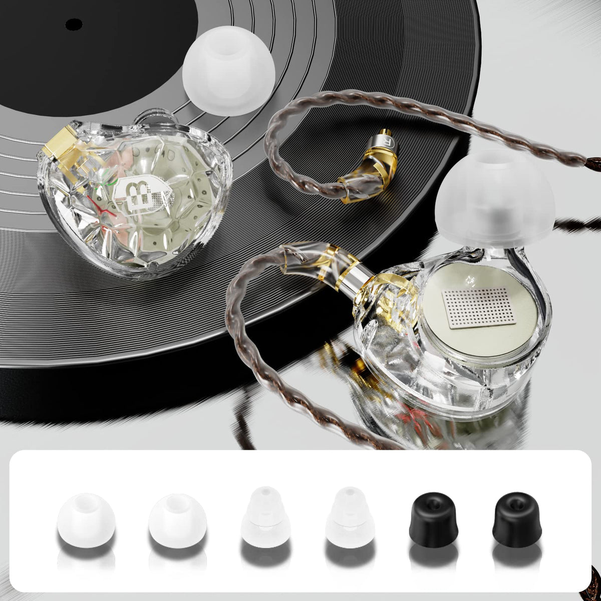 BASN ASONE in-ear design close-up emphasizing ergonomic comfort