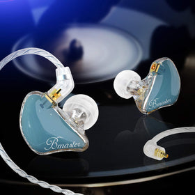 BASN Bmaster MMCX 360-degree rotation blue for flexible wear
