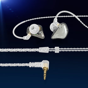 BASN Bmaster earhook-stabilized design keeps the monitor in place on stage.