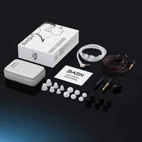 BASN Bmaster 6.3mm adapter included for versatile audio interfaces.
