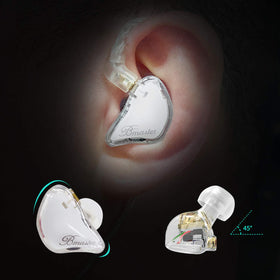 BASN Bmaster MMCX detachable cable connection enabling quick swaps for customization.
