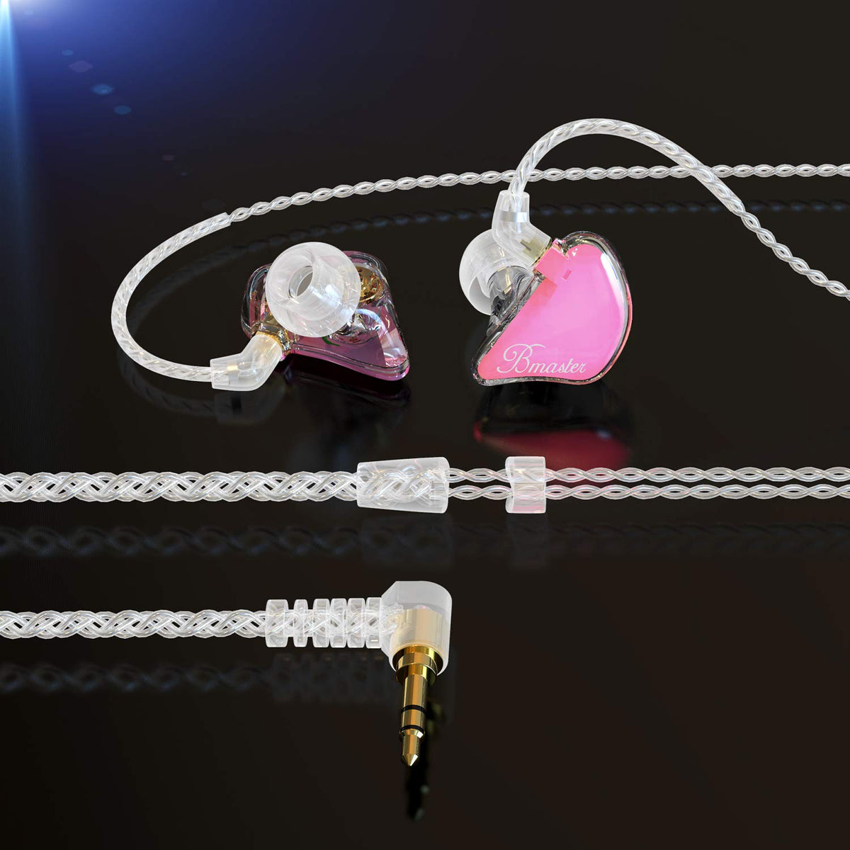 BASN Bmaster two MMCX cables with 360-degree rotation