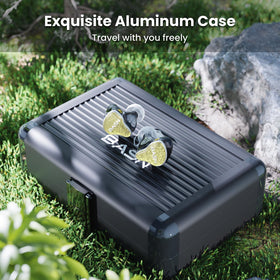 Durable aluminum case protects BASN Bmaster5 accessories during travel