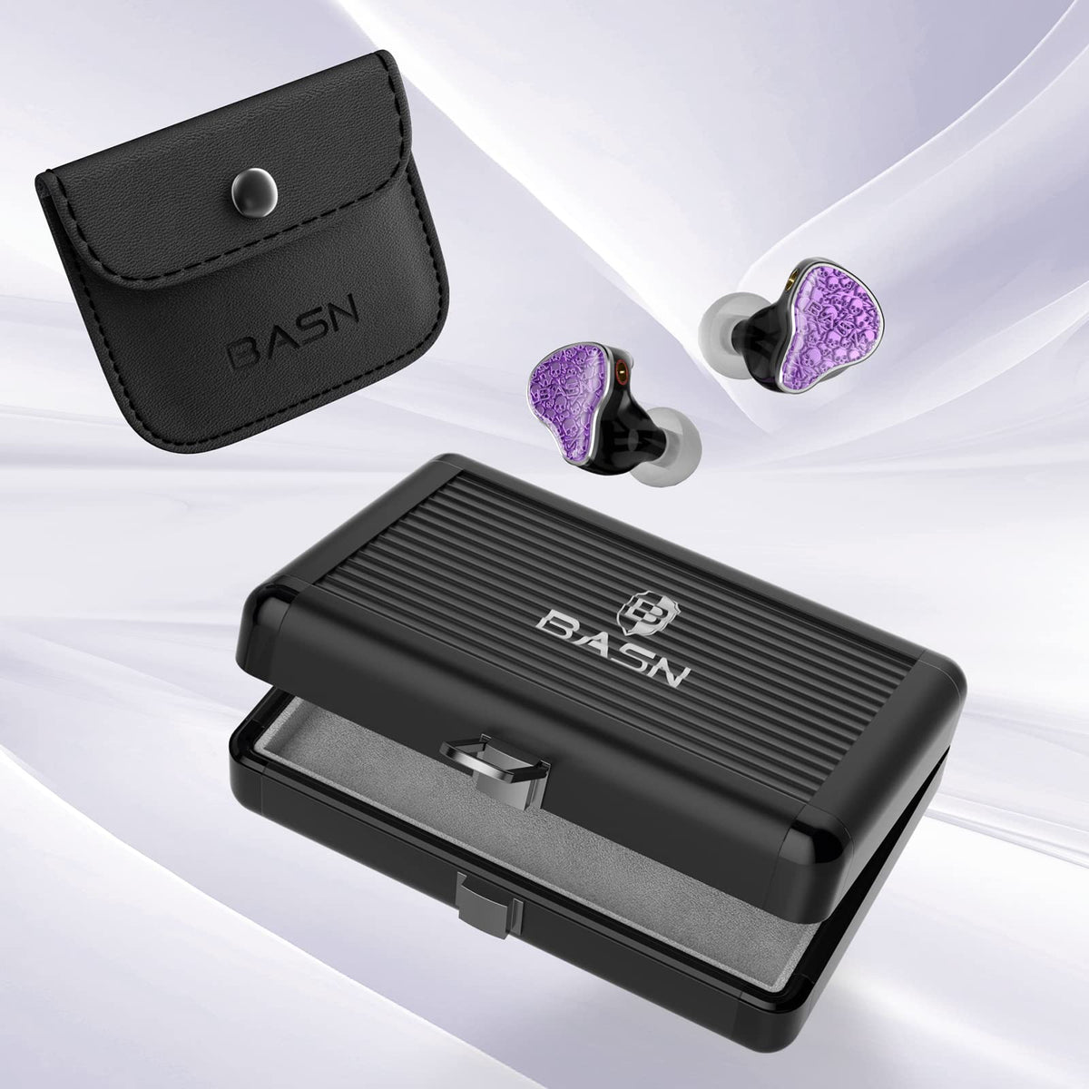 BASN Bmaster5 aluminum hard case protecting IEMs on the go