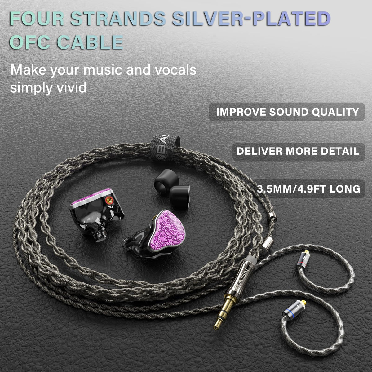 BASN Bmaster5 immersive audio blocks outside noise for clear performances.