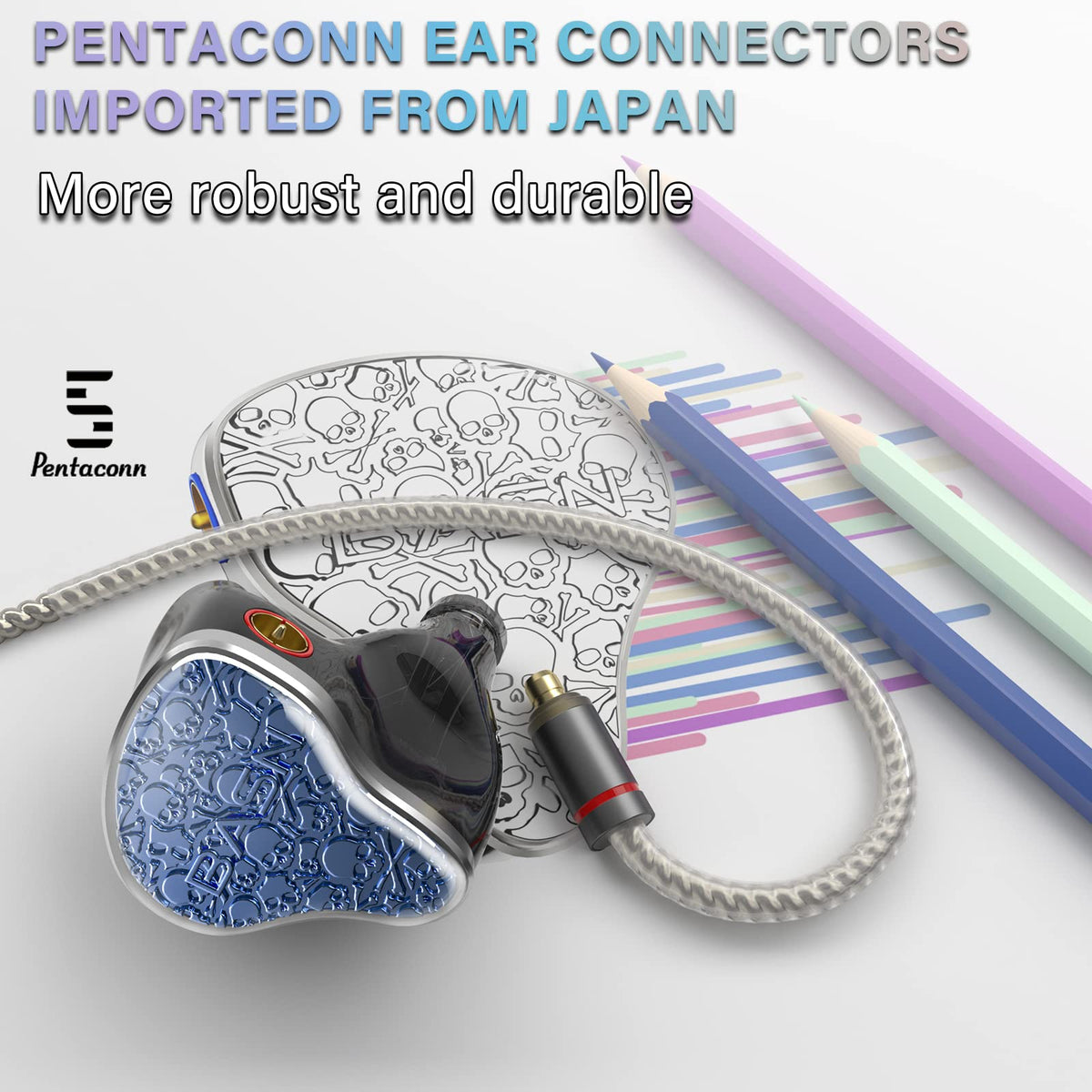 Silver-plated OFC cable for durable, clear signal with BASN Bmaster5