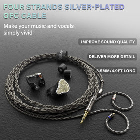BASN Bmaster5 sound isolation blocks external noise for clearer instrument detail.