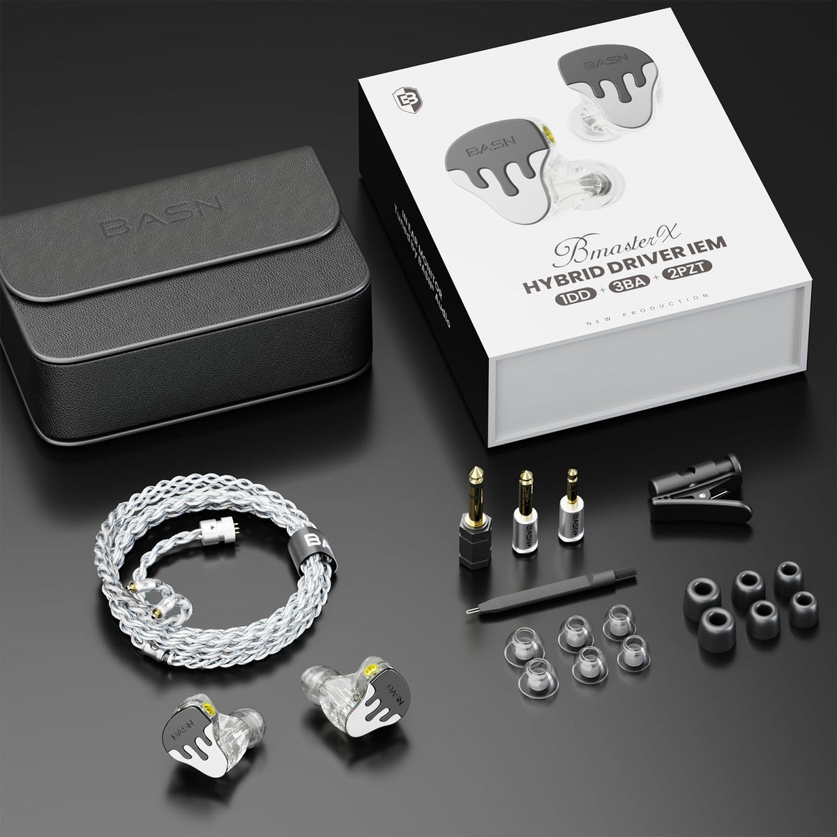 BASN BmasterX ergonomic resin housing reduces fatigue during long sessions.