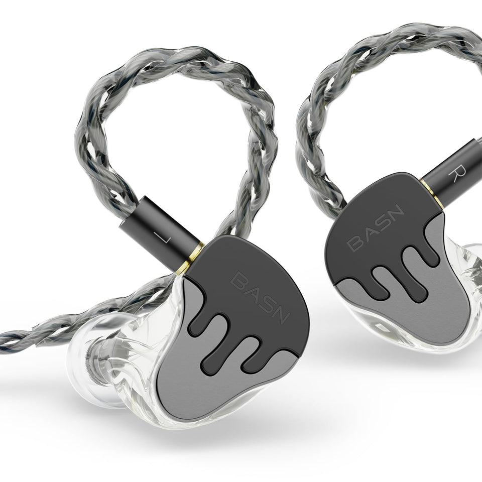 BASN BmasterX hybrid 6-driver earphones for stage monitoring