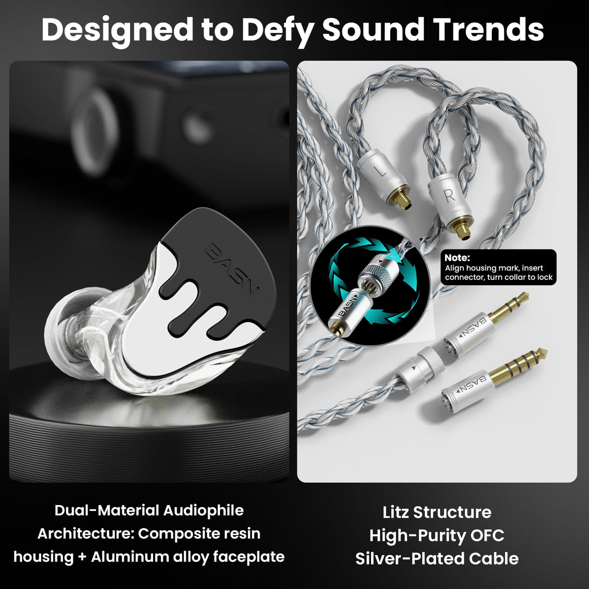 BASN BmasterX piezo tweeters provide ultra-detailed highs for cymbals.