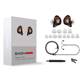 BASN Bsinger BC100 multiple eartip sizes ensure snug seal.
