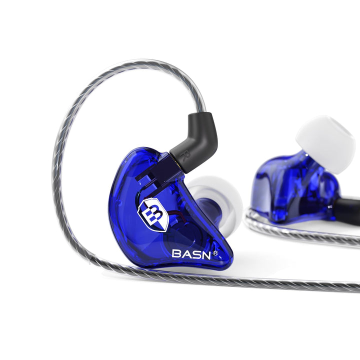 BASN Bsinger PRO front view showing blue shell and comfort-focused design benefit