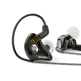 BASN Bsinger PRO front view showing sleek black shell and branding, clear stage-ready design