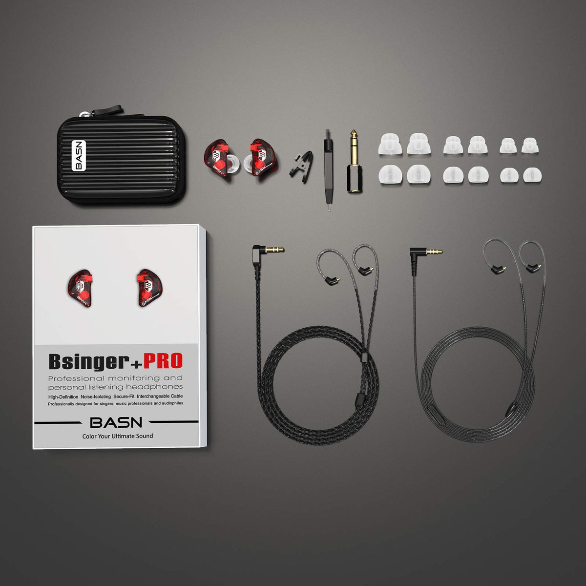 BASN Bsinger PRO used on stage by musician for reliable monitoring benefit