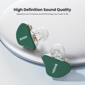 BASN MiX-PD planar driver close-up revealing detail for clearer highs