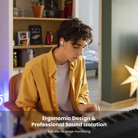 BASN Mix-PD ergonomic-fit image demonstrating comfortable, secure ear wear.