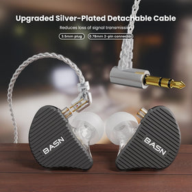 BASN Mix-PD silver-plated cable demonstrates lightweight, comfortable stage connectivity.