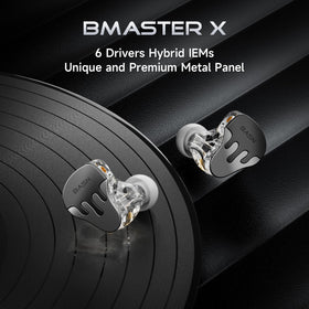 Close-up of BASNLIFE BmasterX driver details for accurate sound reproduction.