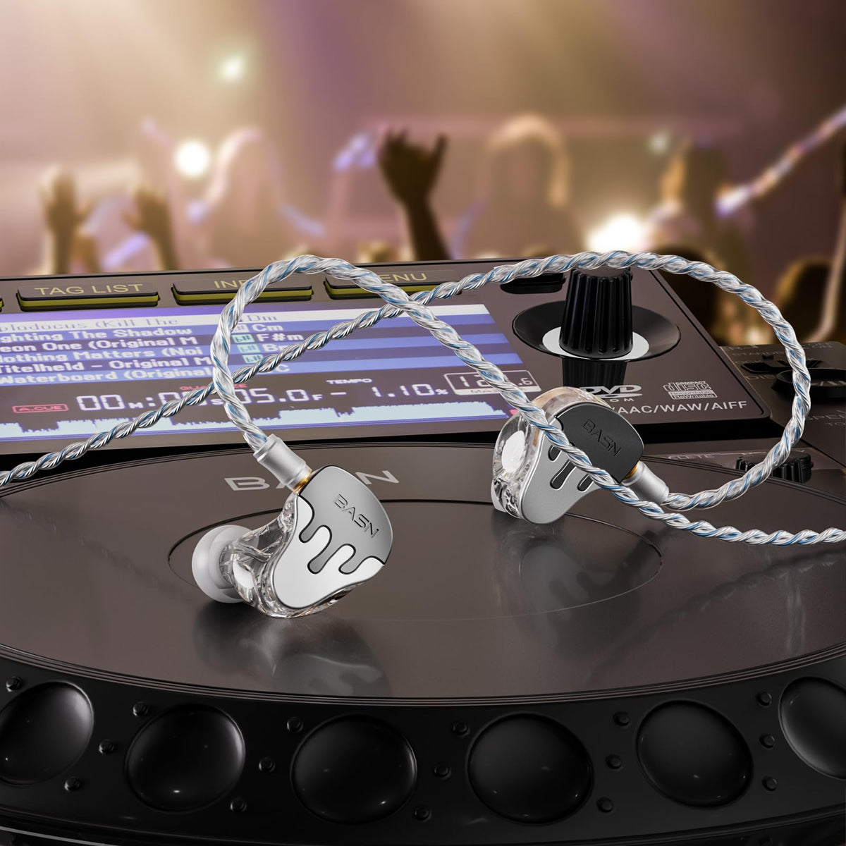 Basnlife BmasterX shockproof case keeps IEMs protected on the road.