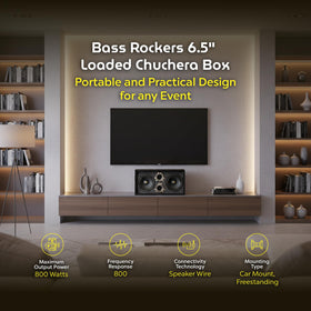 Bass Rockers 6.5-inch woofer focuses on punchy bass for mobile setups