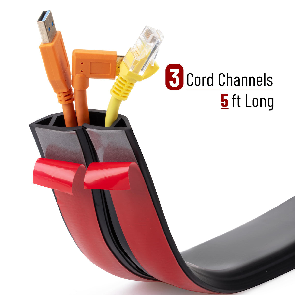 Bates Choice cable protector with ribbed base for added grip.