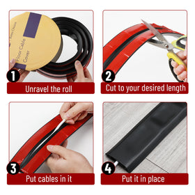 Bates Choice protector with inner channel for standard cables.
