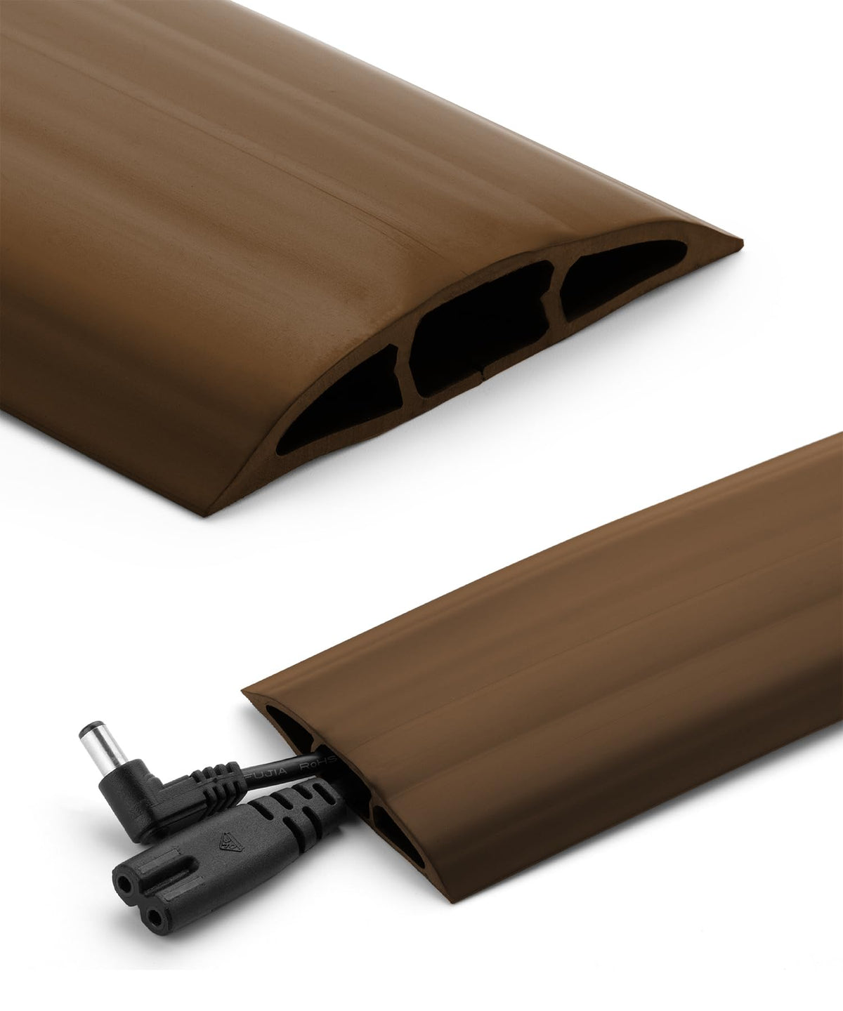 Bates Choice floor cord cover 6ft side view showing rugged ribbed base for grip.