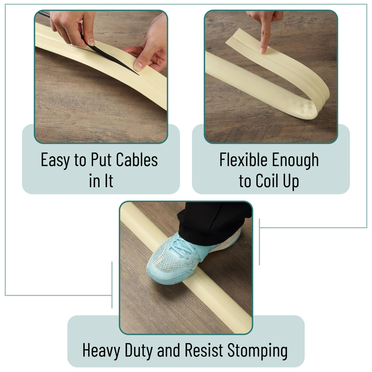 Bates Choice 10ft length covers long runs in homes and offices.