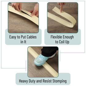 Bates Choice 10ft length covers long runs in homes and offices.