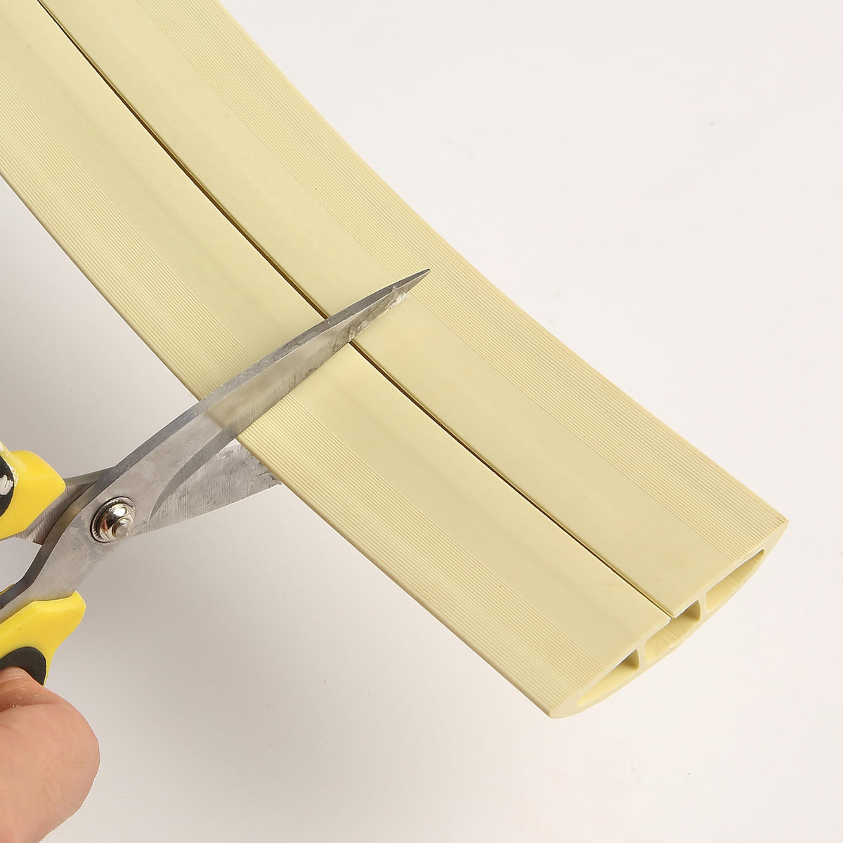 Bates Choice low-profile cord cover keeps spaces neat and accessible.