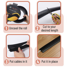 Bates Choice pre-split rear design eliminates adhesive tapes during installation.