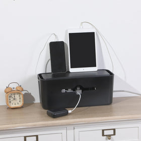 Bates Choice beside power strip demonstrating fit and scale for easy compatibility