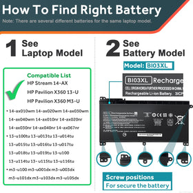 BI03XL replacement policy card enabling easy refunds or replacements