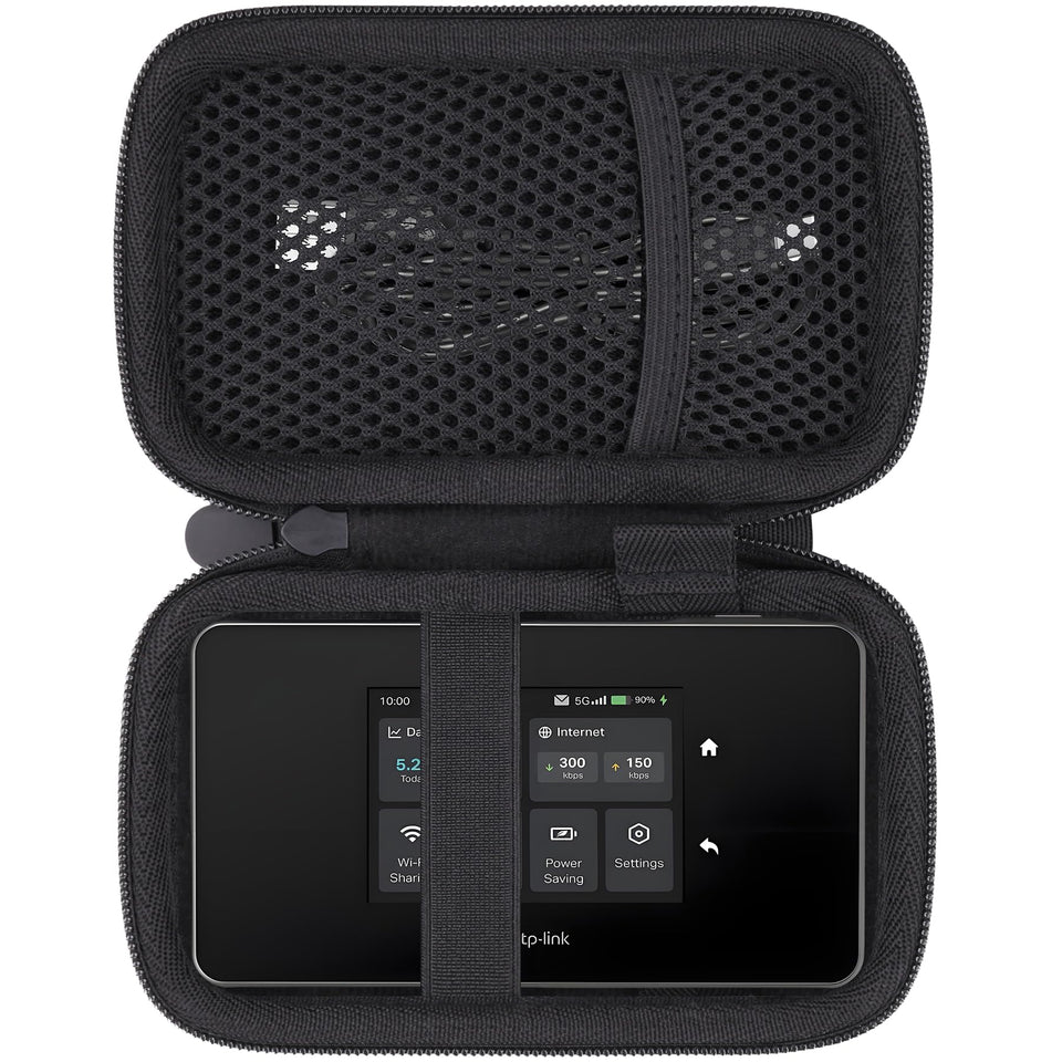 Baval case front view showing fit for TP‑Link M8550, protects during travel