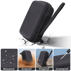 Baval case side profile showing water‑resistant shell, shields TP‑Link M8550 from splashes