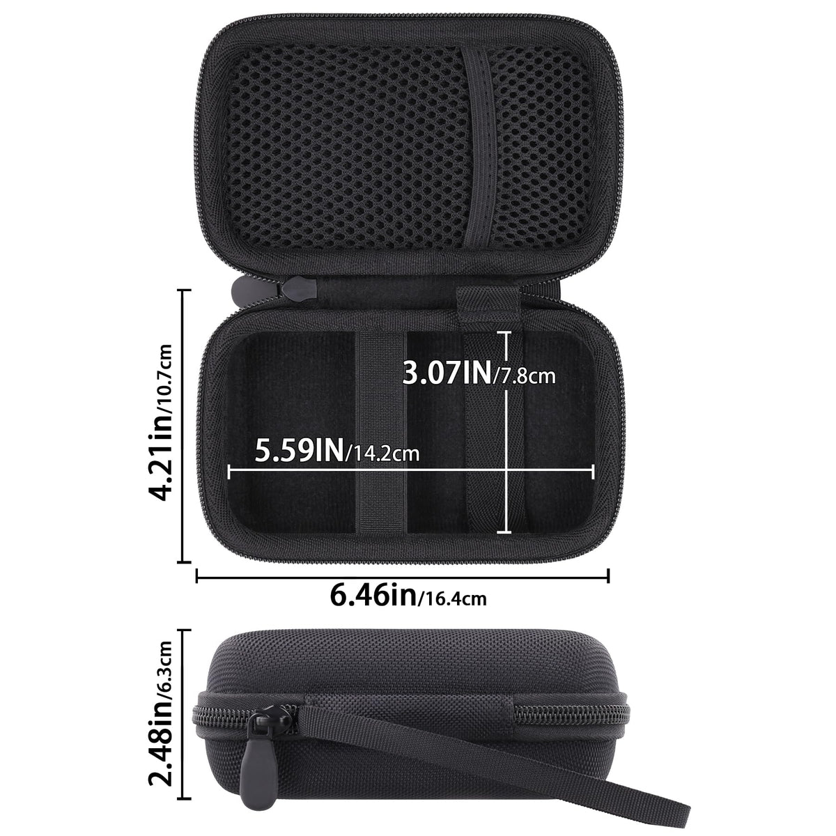 Baval case texture closeup of EVA and nylon materials, durable protection for TP‑Link