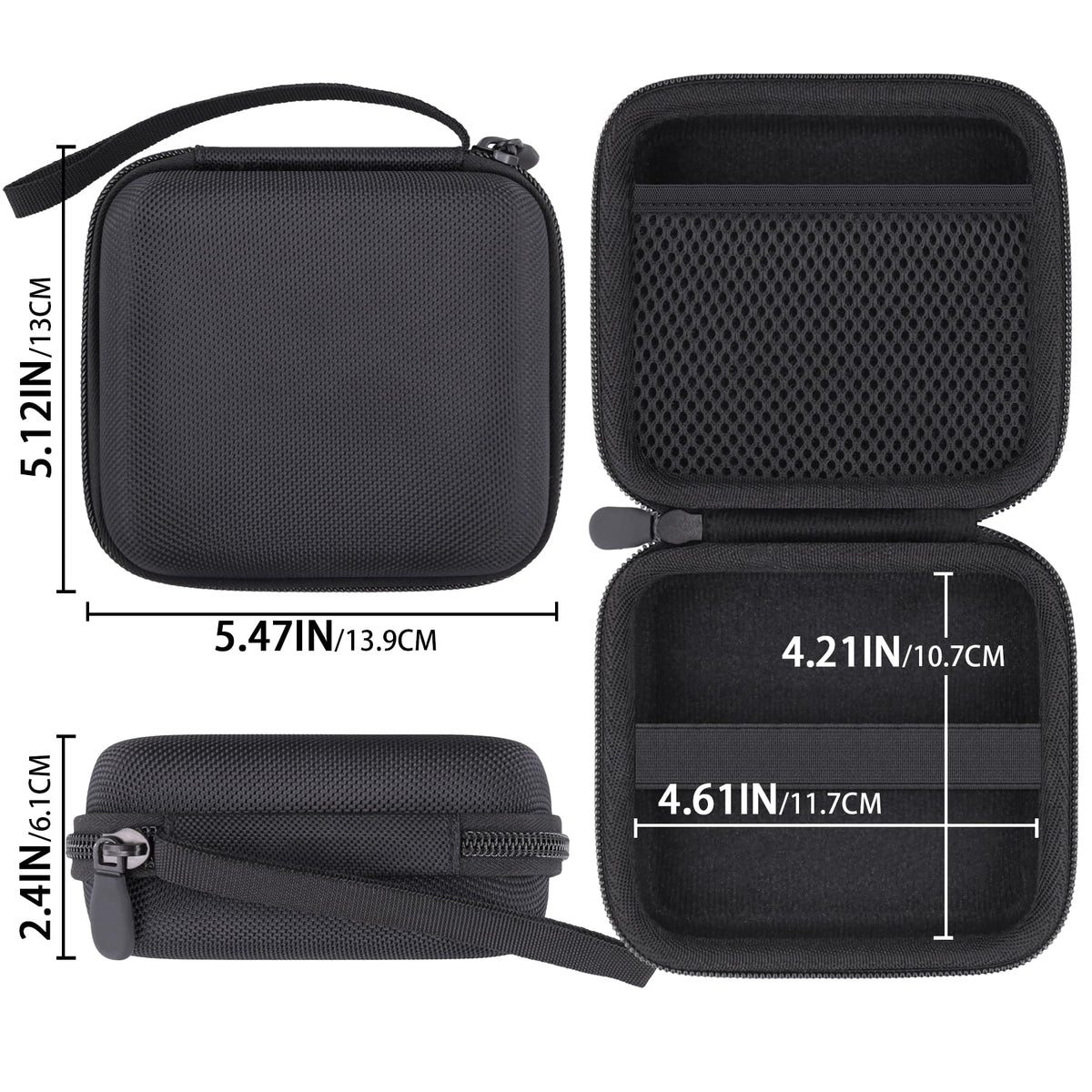 Durable carrying handle makes transport easy wherever you go