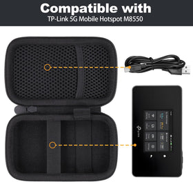 Baval case zipper closeup, smooth closure for TP‑Link router protection and quick access